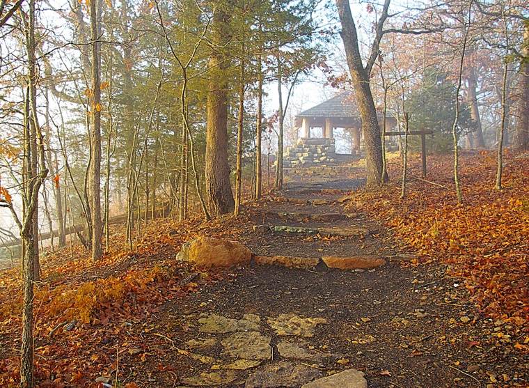 Photograph of Devil's Den State Park Historic District