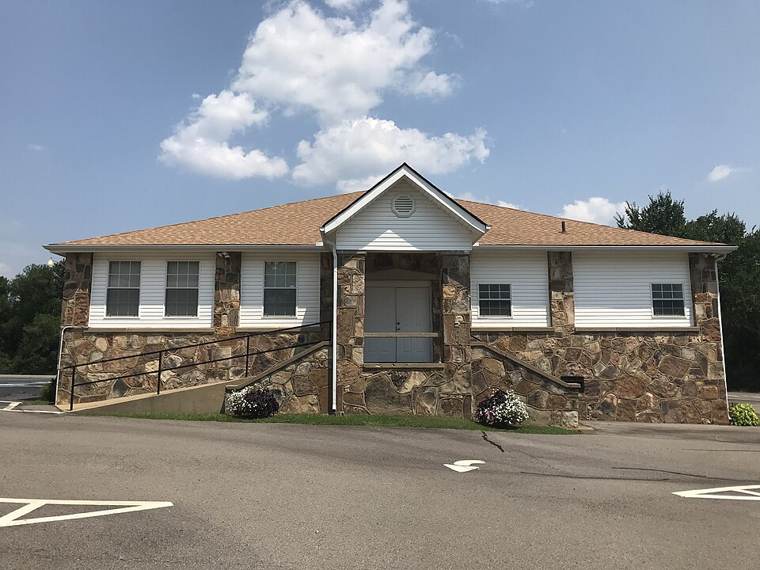 Photograph of Plumerville School Building WPA remodeling