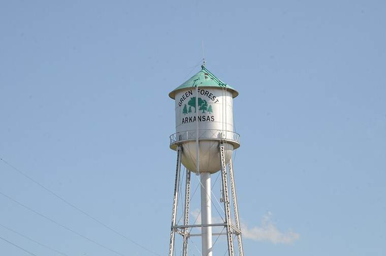 Photograph of Green Forest Water Tower